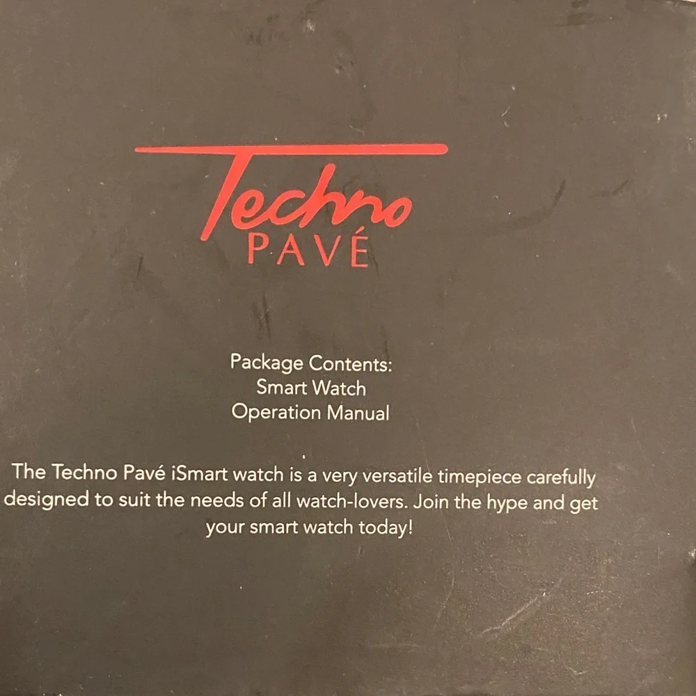 Black Smartwatch - Android & iOS Compatible - Picture 4 of 4